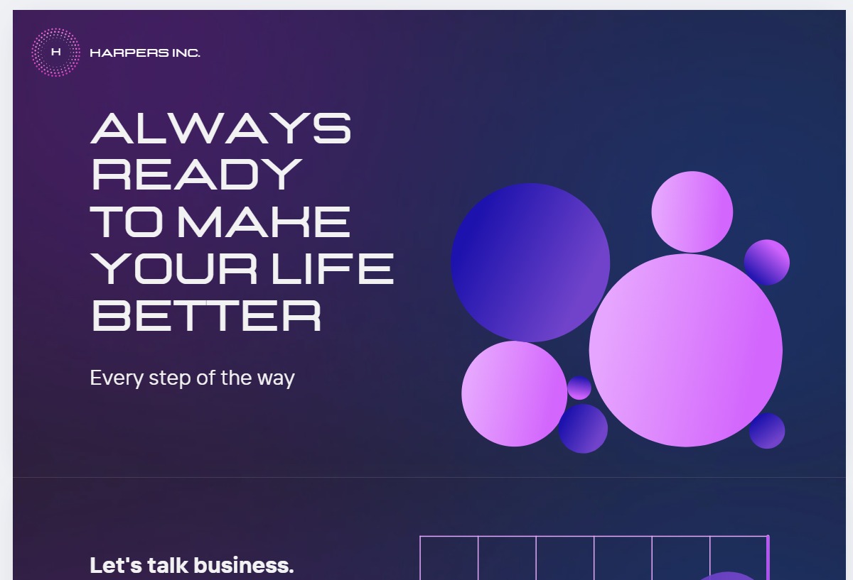 Landing page